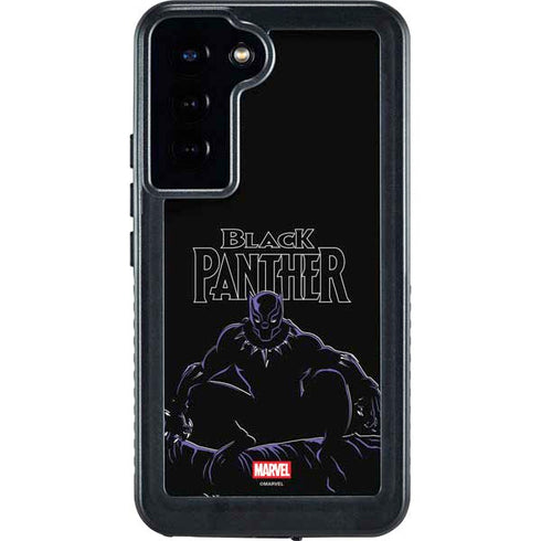 Marvel Black Panther Night Time Watch Galaxy S24 Plus Waterproof Case